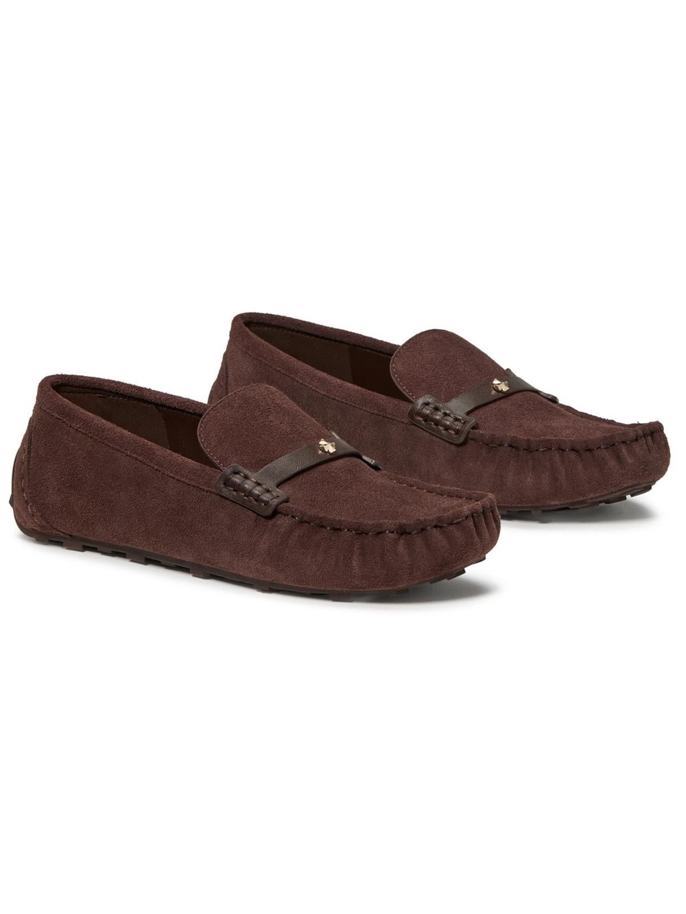 kate spade new york Women's Flower Stud Round Toe Moccasin Loafers Size 8